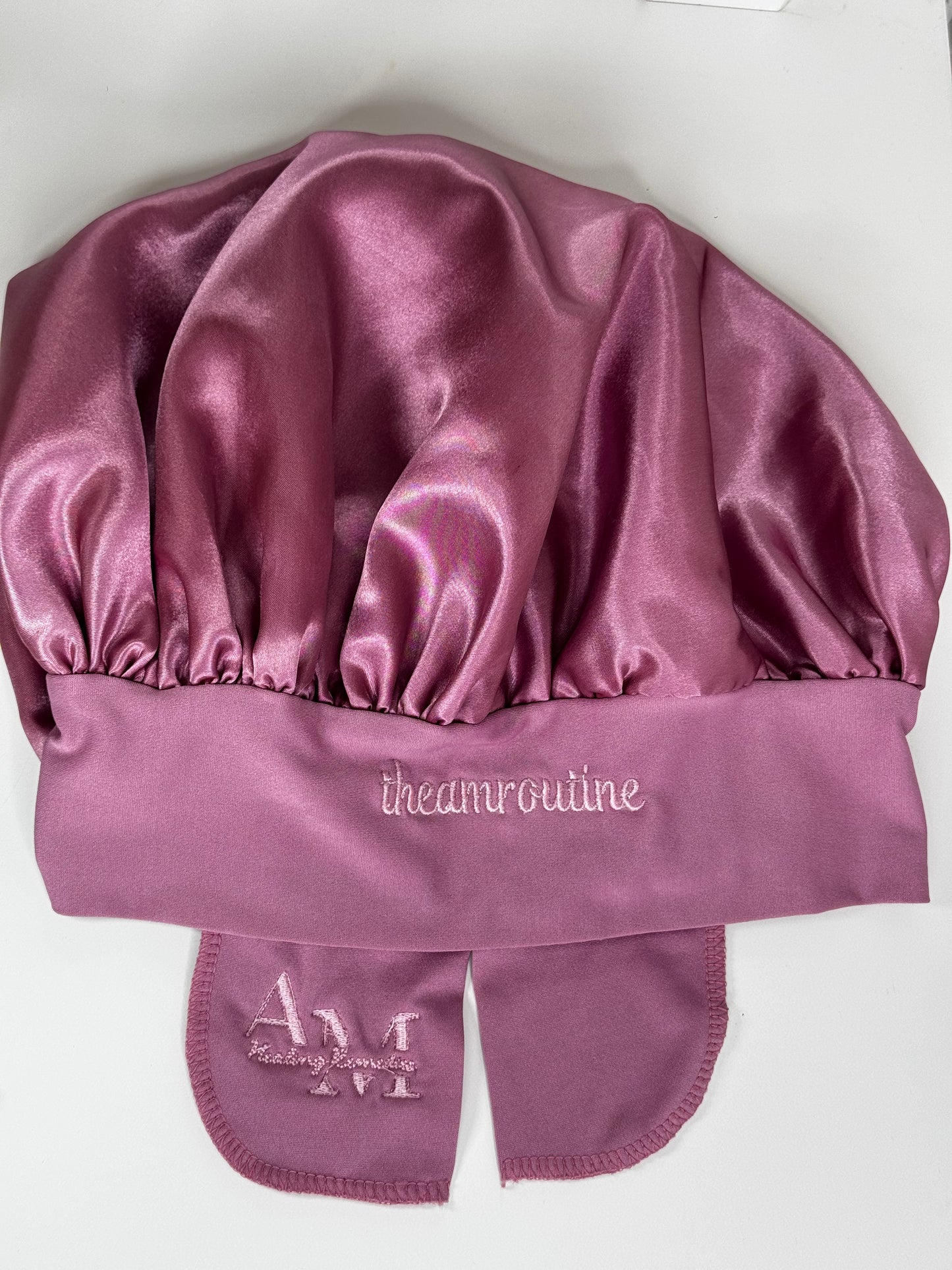 Pink Silk Bonnet